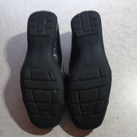 Natural Soul by Naturalizer Black Faux Croc Comfort Loafer Sz 6 Classic Slip On - Picture 3 of 12